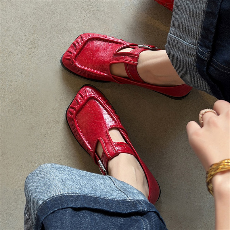 Women'S Fashion Shoes - NOWE Wiosenno-Jesienne Damskie Buty z Naturalnej