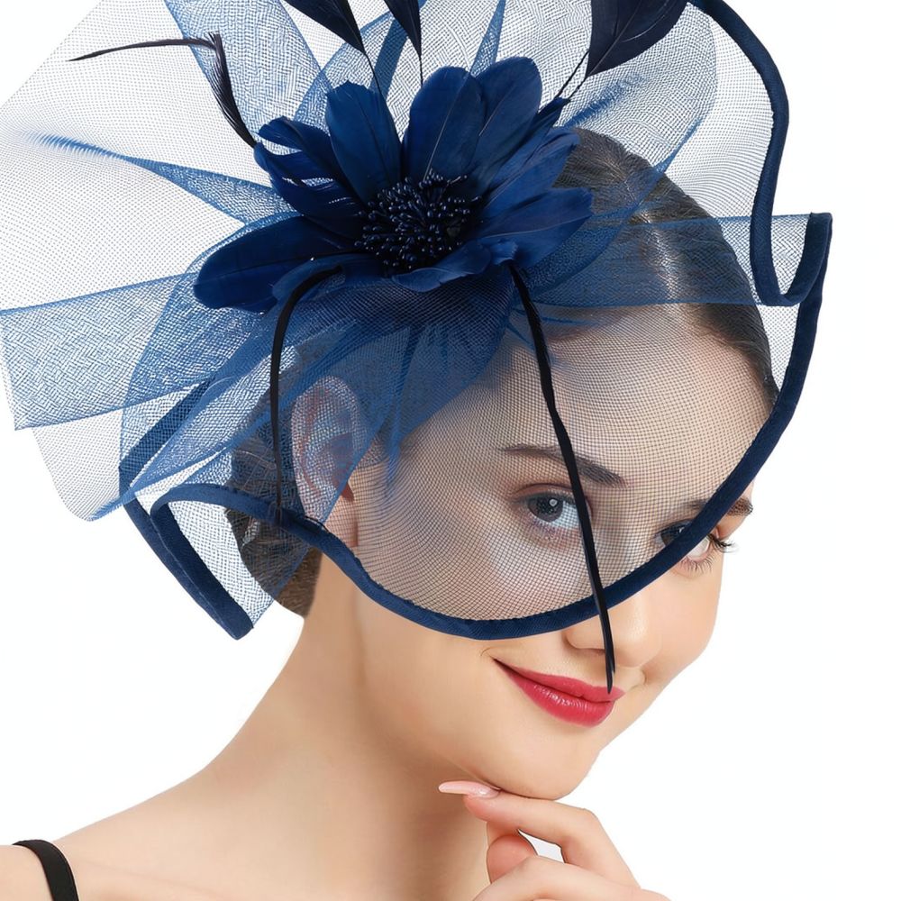 Women'S Fashion Kentucky Derby - Modna opaska do włosów z siateczki