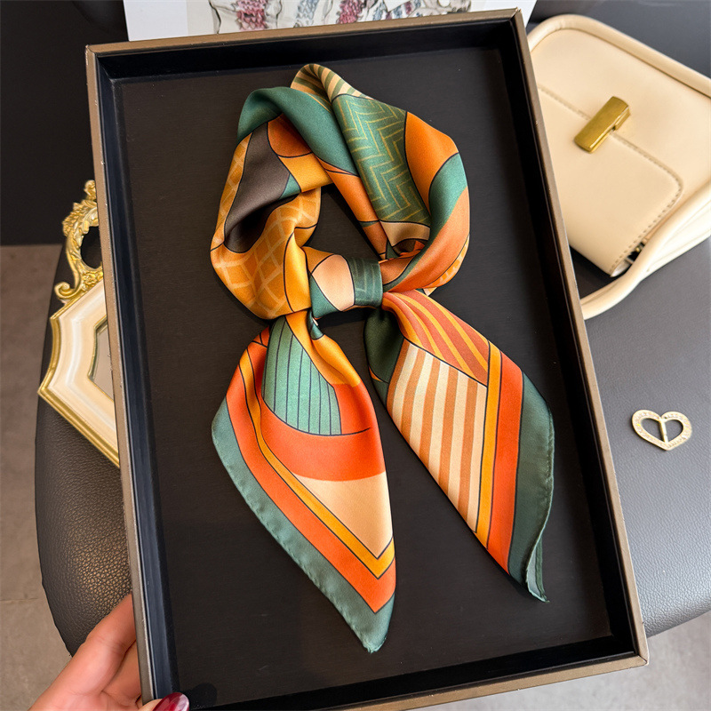 Women Fashion Necktie - Jedwabne apaszki damskie z nowym geometrycznym