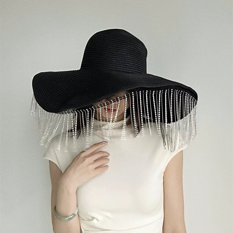 Słomkowy kapelusz z dużym rond – Women Fashion Photoshoot recenzja i cena