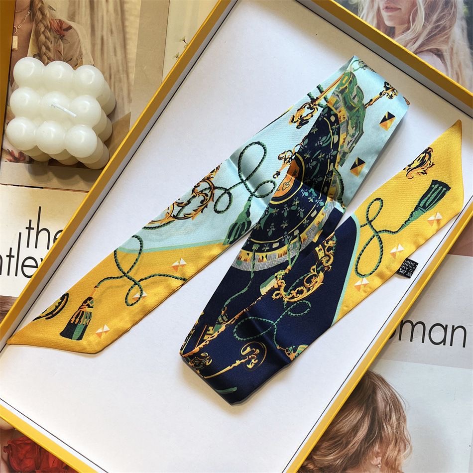 Drukowany Szal Cztery Pory Rok – Women Fashion Necktie recenzja i cena