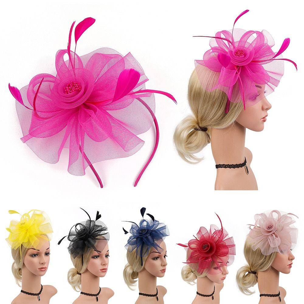 Wstążka z piór stroiki do włos – Women'S Fashion Kentucky Derby recenzja i cena