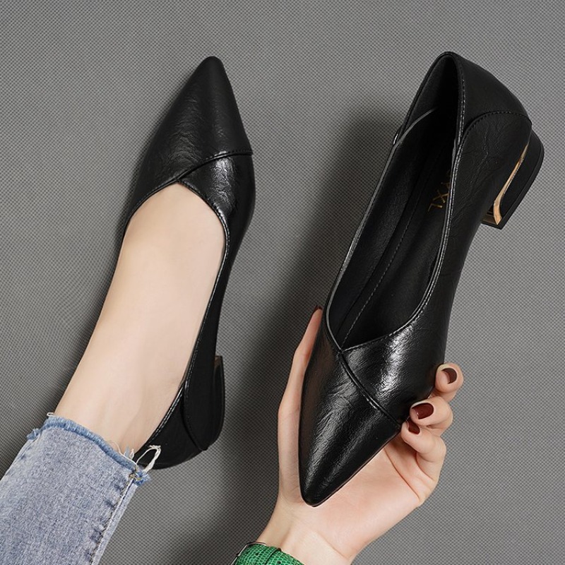 Nowe damskie skórzane buty na  – Women'S Fashion Shoes recenzja i cena