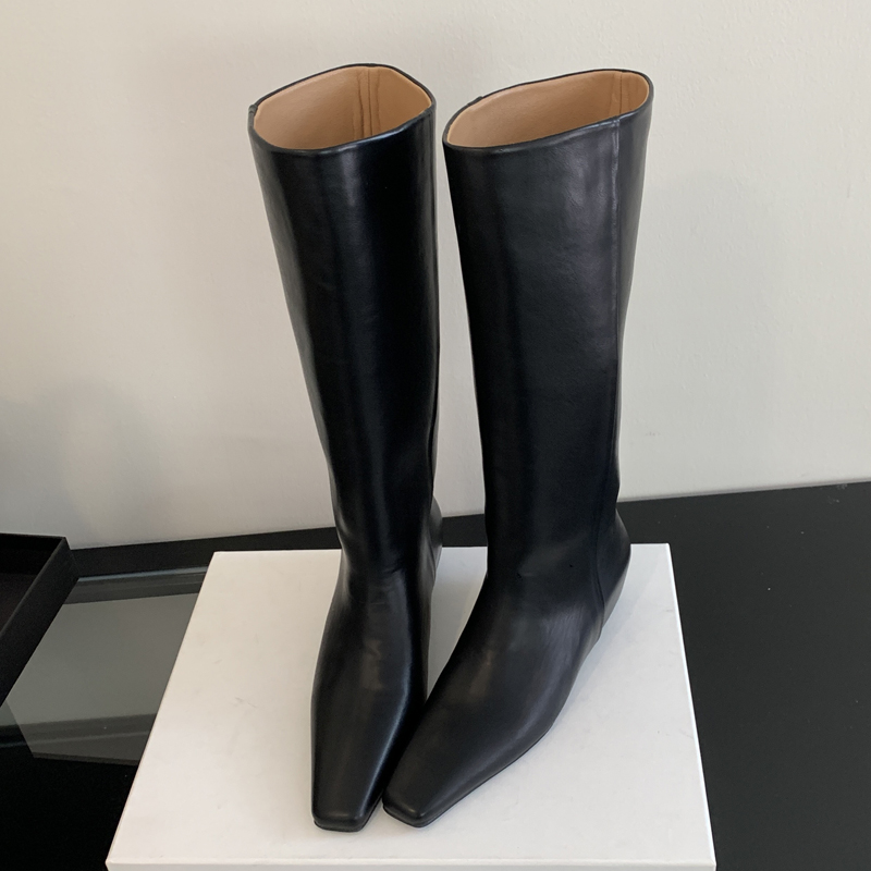 Eilyken Miękkie Skórzane Szpic – Women'S Fashion Knee High Boots recenzja i cena