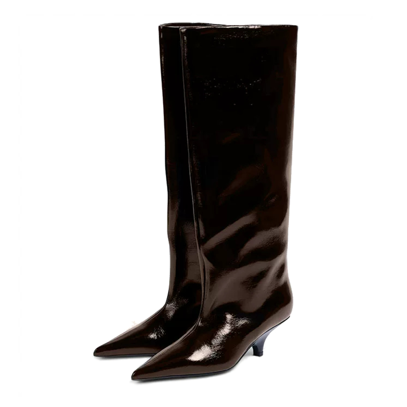 Styl uliczny Nowa zimowa moda  – Women'S Fashion Knee High Boots recenzja i cena