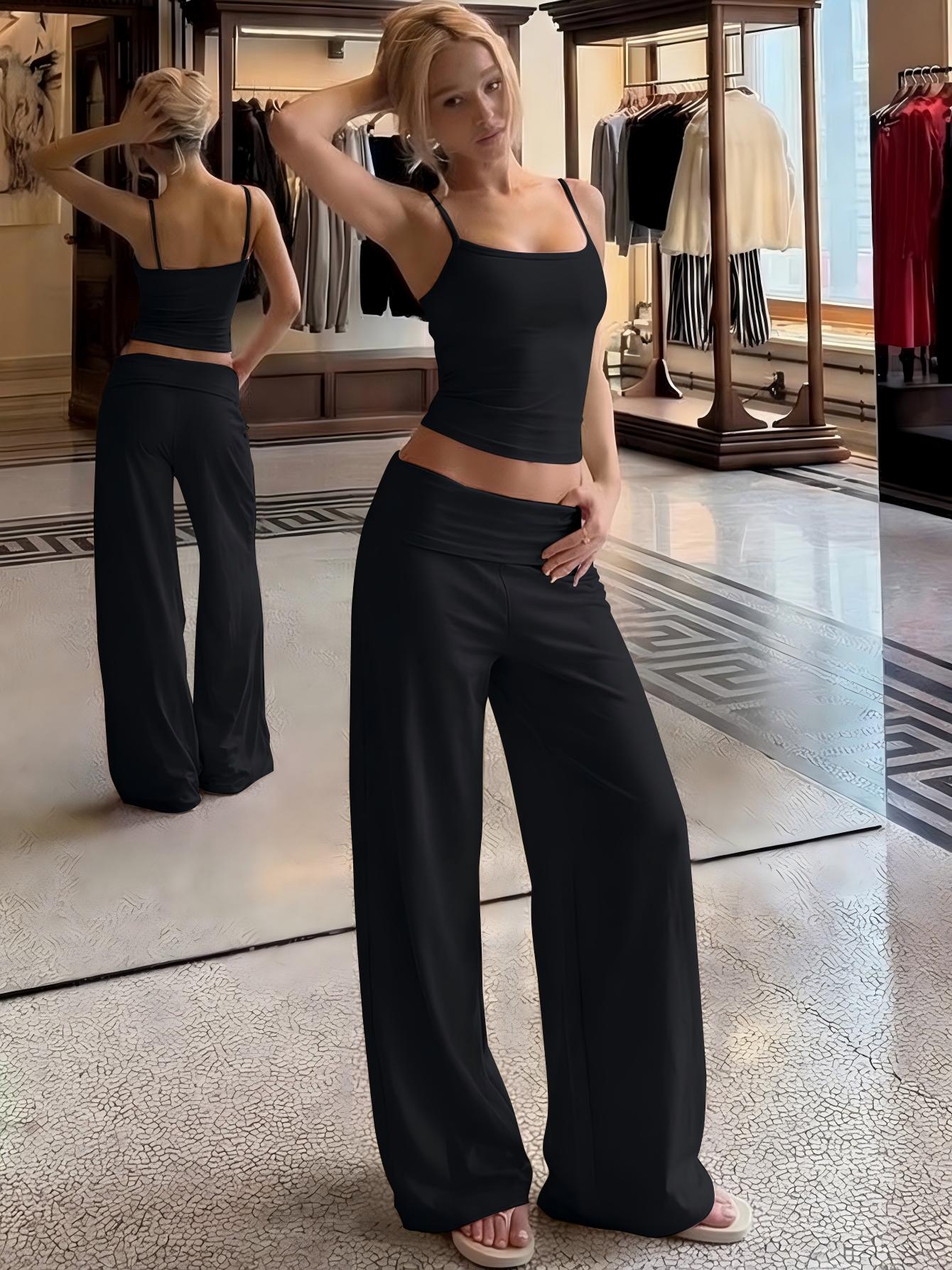 Hugcitar Fashion 2-częściowe k – Lace Trim Cami recenzja i cena