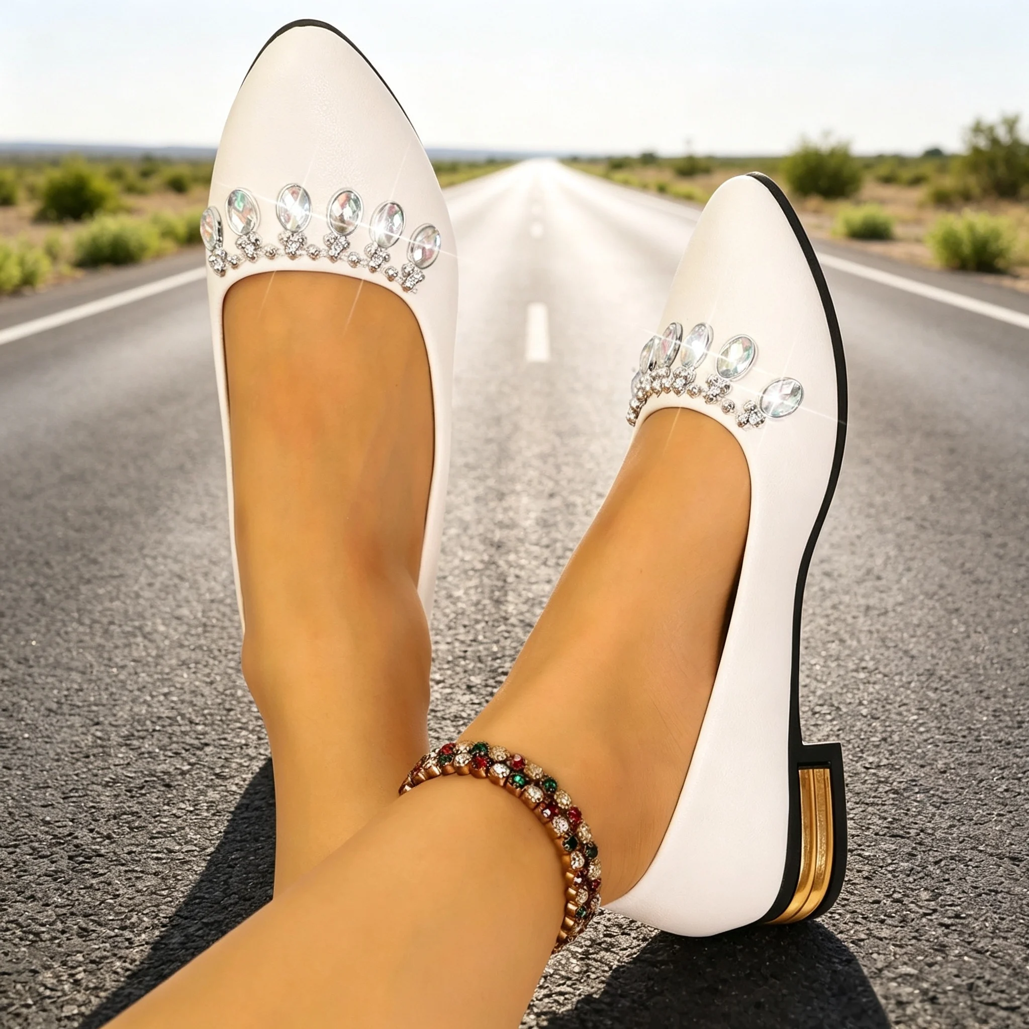 Damskie baleriny z ostrym nosk – Women'S Fashion Shoes recenzja i cena