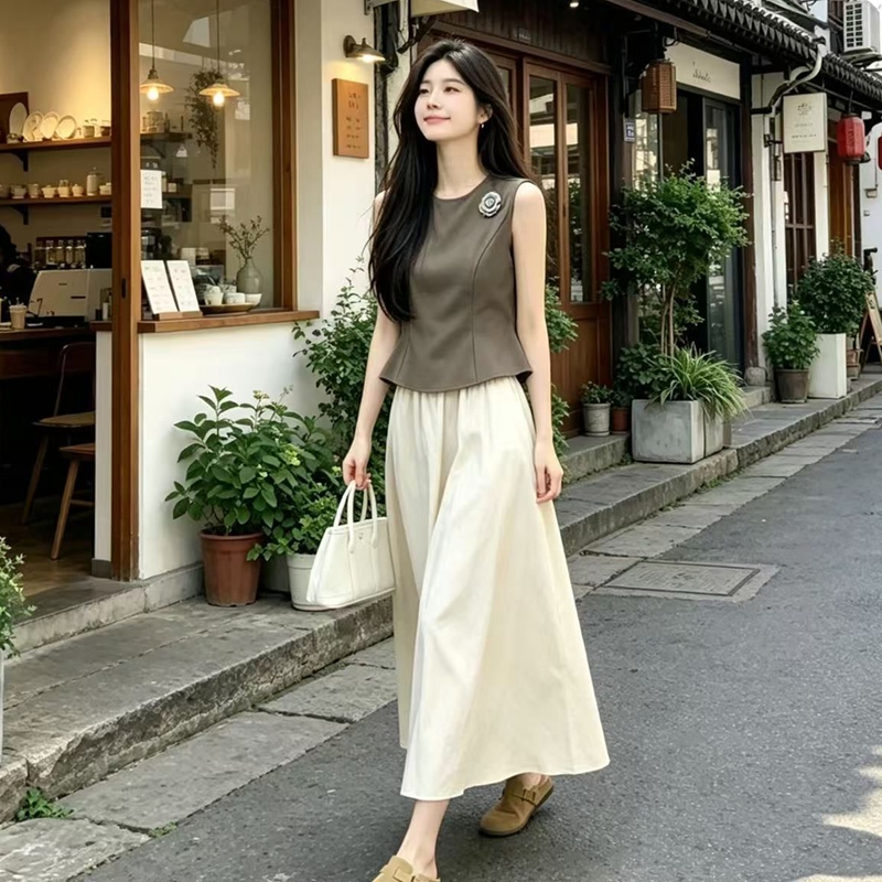 Letnie zestawy spódnic i kamiz – Women'S Fashion Vest Tops recenzja i cena