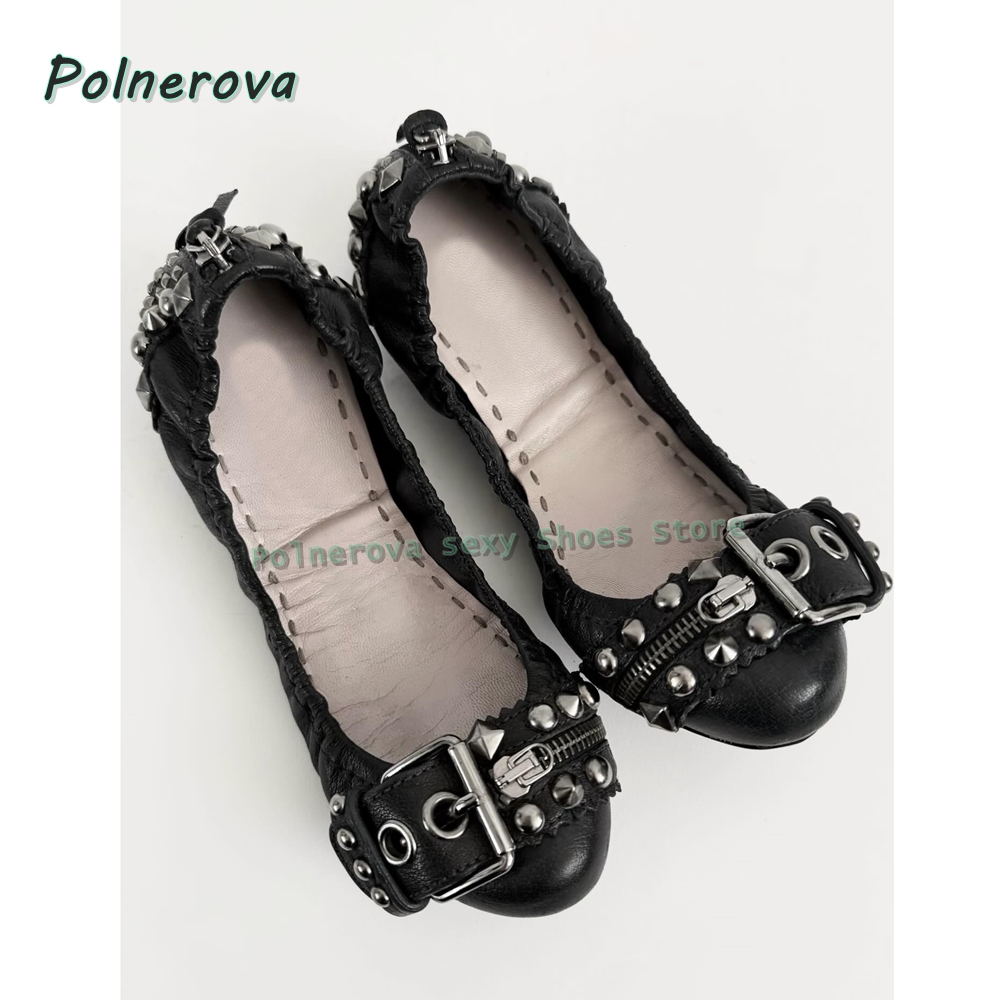 Buty Mary Jane z nitowaną klam – Women'S Fashion Shoes recenzja i cena