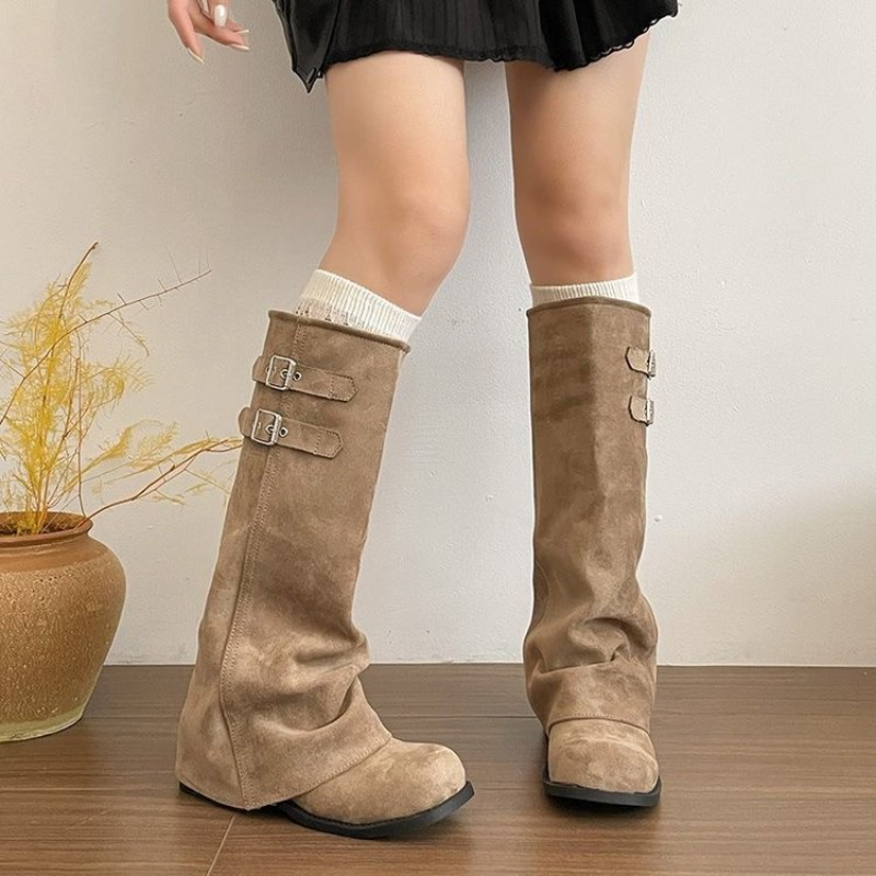 Kozaki do kolan w koreańskim s – Women'S Fashion Knee High Boots recenzja i cena
