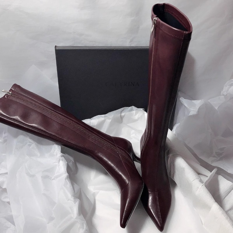 Jesienne, modne botki na szpil – Women'S Fashion Knee High Boots recenzja i cena