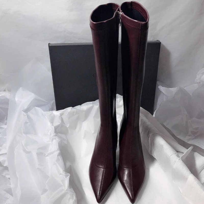 Jesienne, modne botki na szpil – Women'S Fashion Knee High Boots recenzja i cena