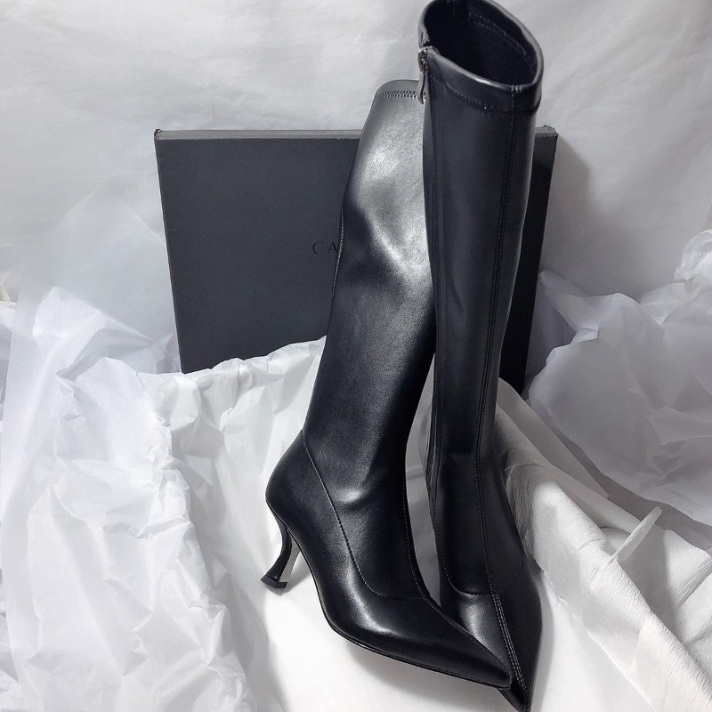 Jesienne, modne botki na szpil – Women'S Fashion Knee High Boots recenzja i cena