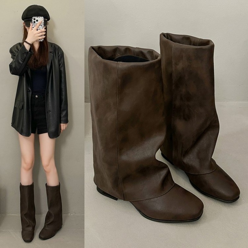 Damskie buty w stylu vintage z – Women'S Fashion Knee High Boots recenzja i cena
