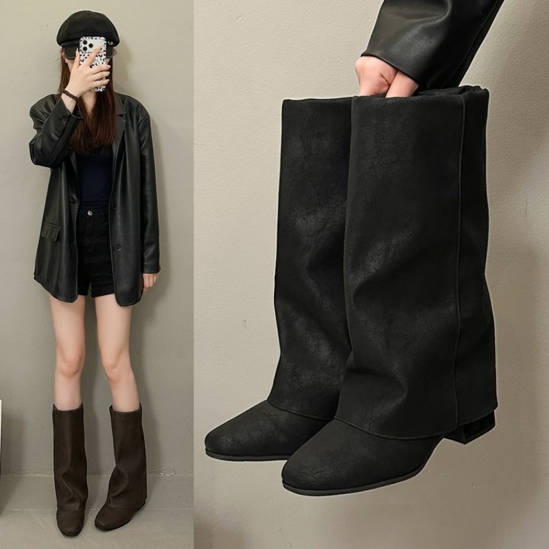 Damskie buty w stylu vintage z – Women'S Fashion Knee High Boots recenzja i cena