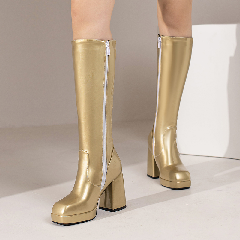 Zielone zimowe damskie buty do – Women'S Fashion Knee High Boots recenzja i cena