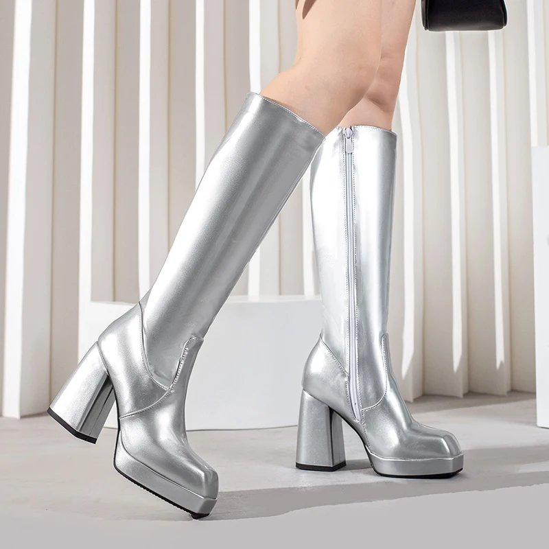 Zielone zimowe damskie buty do – Women'S Fashion Knee High Boots recenzja i cena