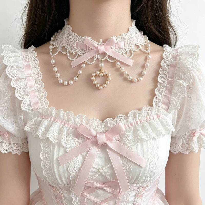 Naszyjnik Lolita Pearl Sweet L – Women Fashion Photoshoot recenzja i cena