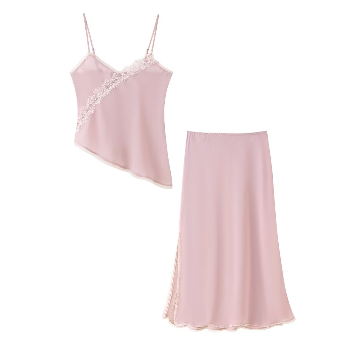Tidalyf 2025 Damski Różowy Kom – Lace Trim Cami recenzja i cena